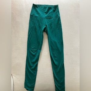 Aritzia TNA biome green straight leggings XS